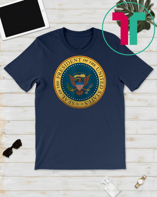 Trump Fake Presidential Seal 45th President Puppet T-Shirt One Term Donnie Merchandise Gift T-Shirt
