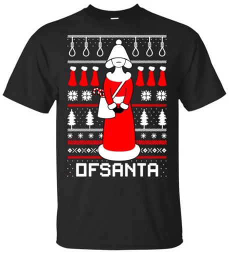 Santa’s Handmaid Ofsanta Christmas Unisex T-Shirt