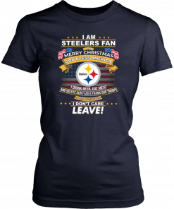 I Am Steelers Fan I Say Merry Christmas God Bless America Unisex T-Shirt
