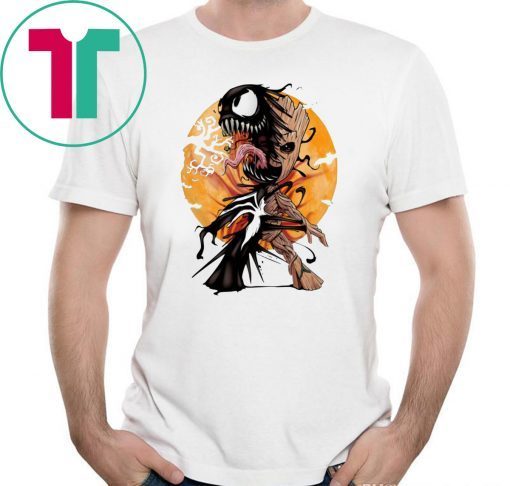 Baby Groot Venom moon Halloween Tee Shirt