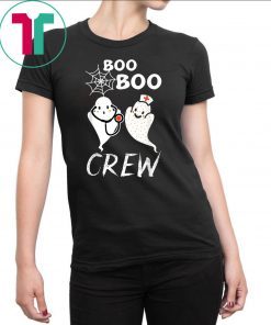 Boo Boo Crew Funny Halloween Ghost Nurse Costume Mens 2019 T-Shirt