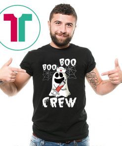 Boo Boo Crew Funny Nurse Ghost Halloween Costume Funny 2019 Tee Shirt