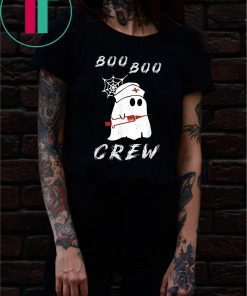 Boo Boo Crew Nurse Ghost Funny Halloween Costume 2019 Gift T-Shirt