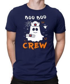 Boo Boo Crew Nurse Ghost Funny Halloween T-shirt