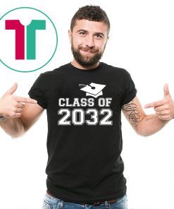 Class of 2032 Grow With Me Shirt Back To School Gift Tee