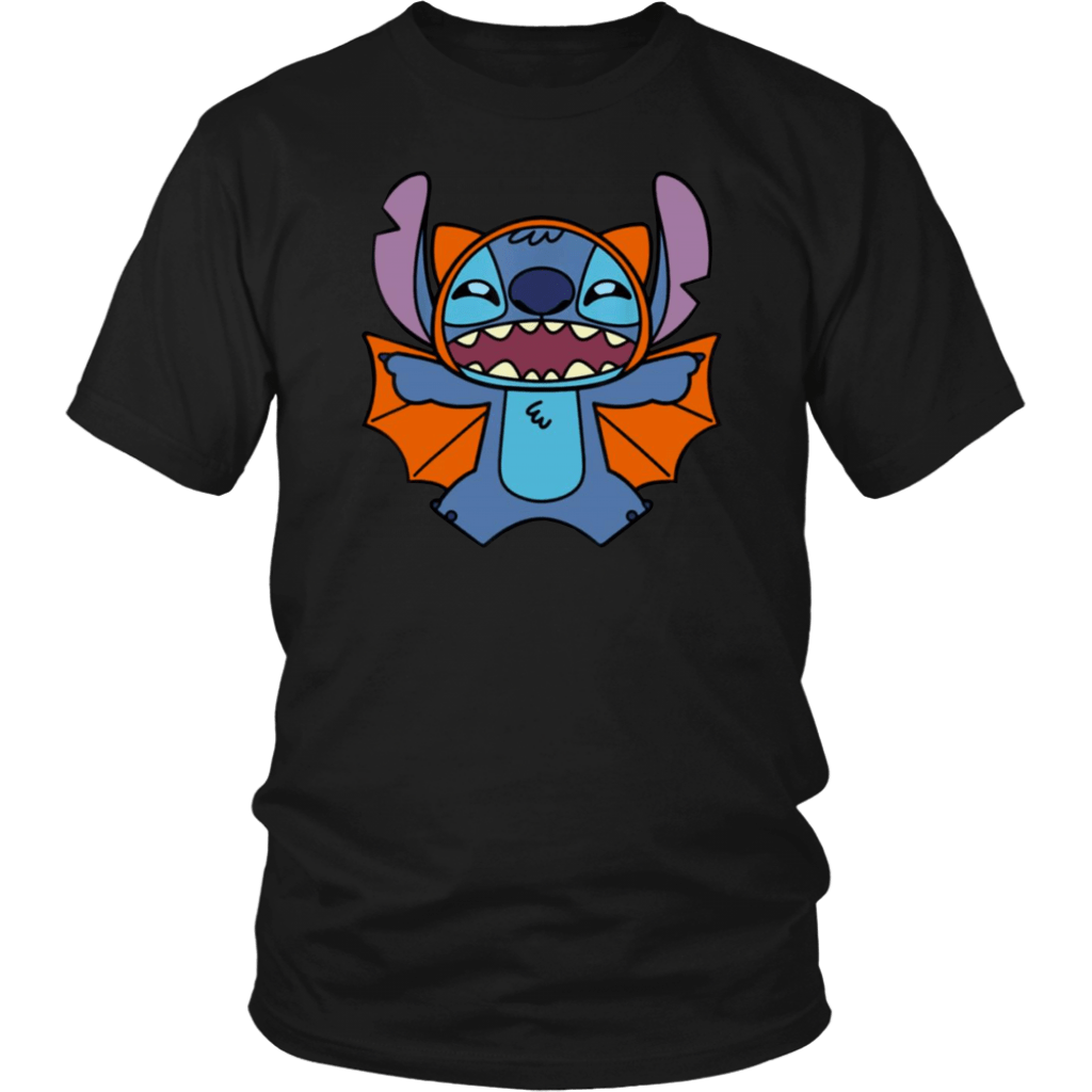 Disney Stitch Bat Halloween T-Shirt