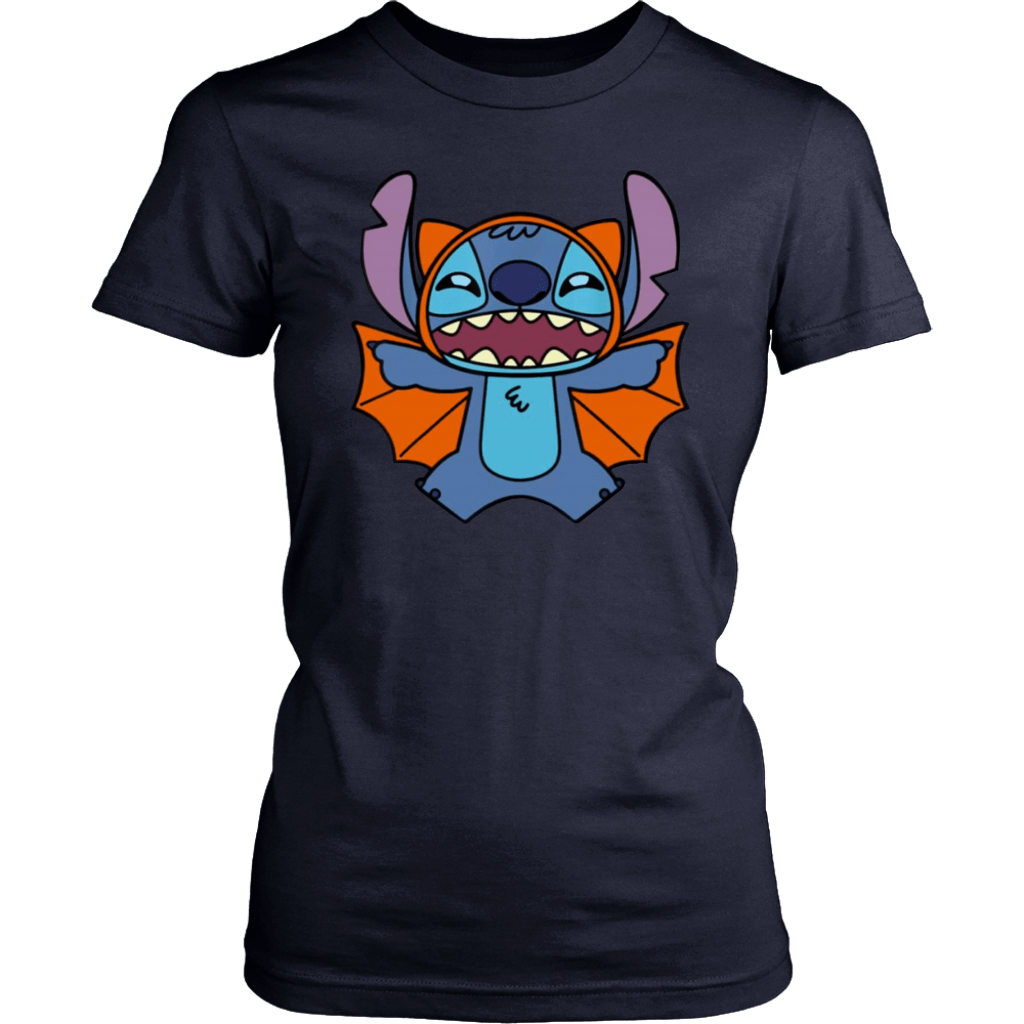 Disney Stitch Bat Halloween T-Shirt