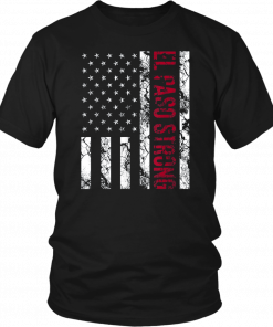 El Paso Strong Distressed Flag Vintage T-Shirt