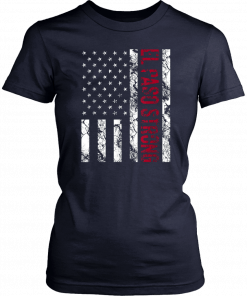 El Paso Strong Distressed Flag Vintage T-Shirt