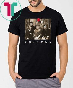 Friends IT Spooky Clown Jason Squad Halloween Horror Funny Halloween Scary Costume Classic 2019 Tee Shirt