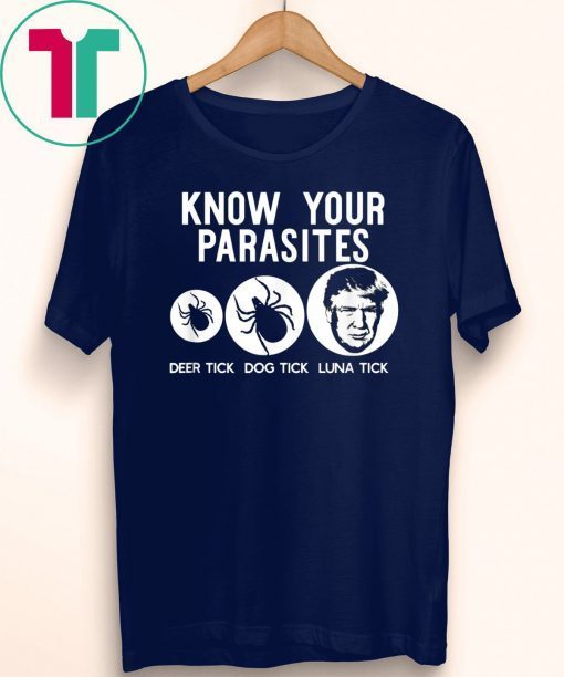 KNOW YOUR PARASITES Anti-Trump RESIST T Shirt Funny Gift