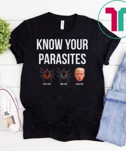 Know Your Parasites Dump President Trump Parasite Lunatic T-Shirt