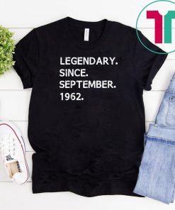 Legendary Since September 1962 Virgo Zodiac T-Shirt