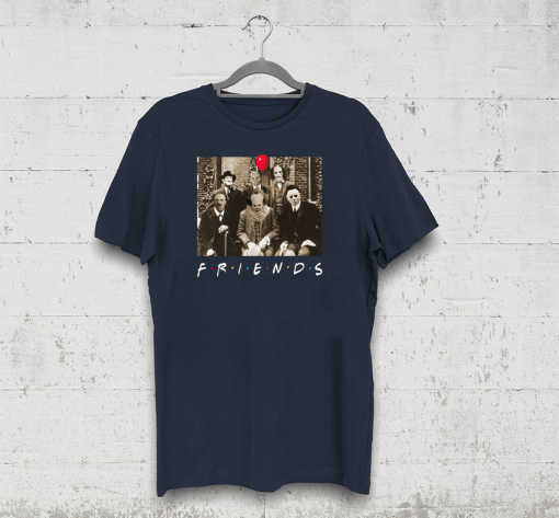 Womens Psychodynamics Horror Characters Friends Funny TShirt