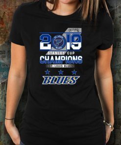 Mens St Louis Blues 2019 Stanley Cup Champions Classic T-Shirt