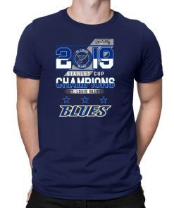 Mens St Louis Blues 2019 Stanley Cup Champions Classic T-Shirt