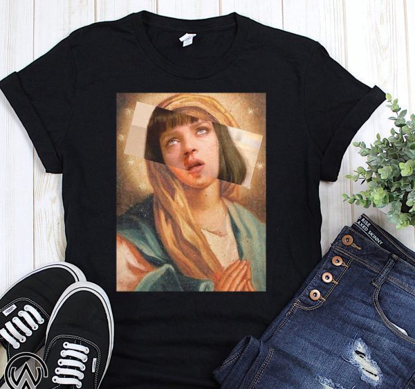 Pulp fiction virgin mary mixed mia wallace Tee Shirt