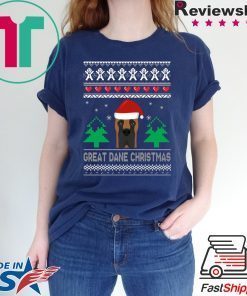 Great Dane Christmas ugly T-Shirt