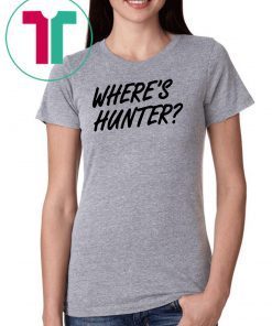 Donald Trump Where’s Hunter T-Shirt For Mens Womens