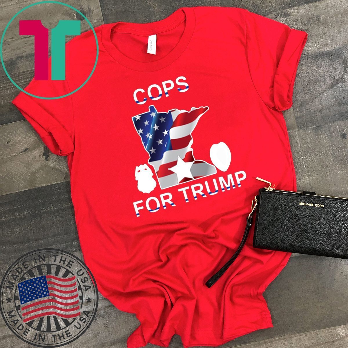 red wisconsin cop T-Shirt Minneapolis