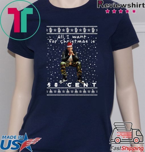 50 Cent Rapper Ugly Christmas T-Shirt