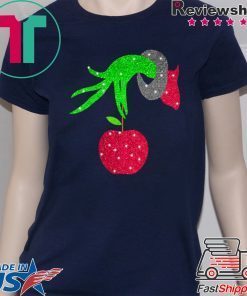 Grinch hand holding Apple T-Shirt