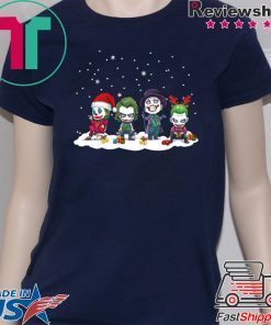 Joker Joaquin Phoenix Heath Ledger Jack Nicholson Chibi Christmas Shirt