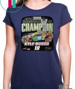 Kyle Busch 2019 Monster Energy NASCAR Cup Series Champion Tee Shirts