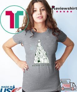 Merry Catmas Christmas Tree T-Shirt