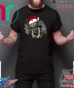 Stitch Christmas light shirt