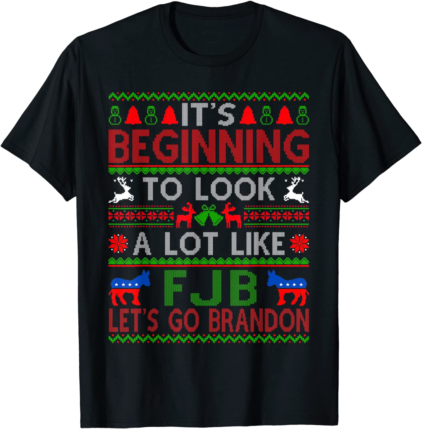It’s Beginning To Look A Lot Like Let’s Go Braden Christmas T-Shirt