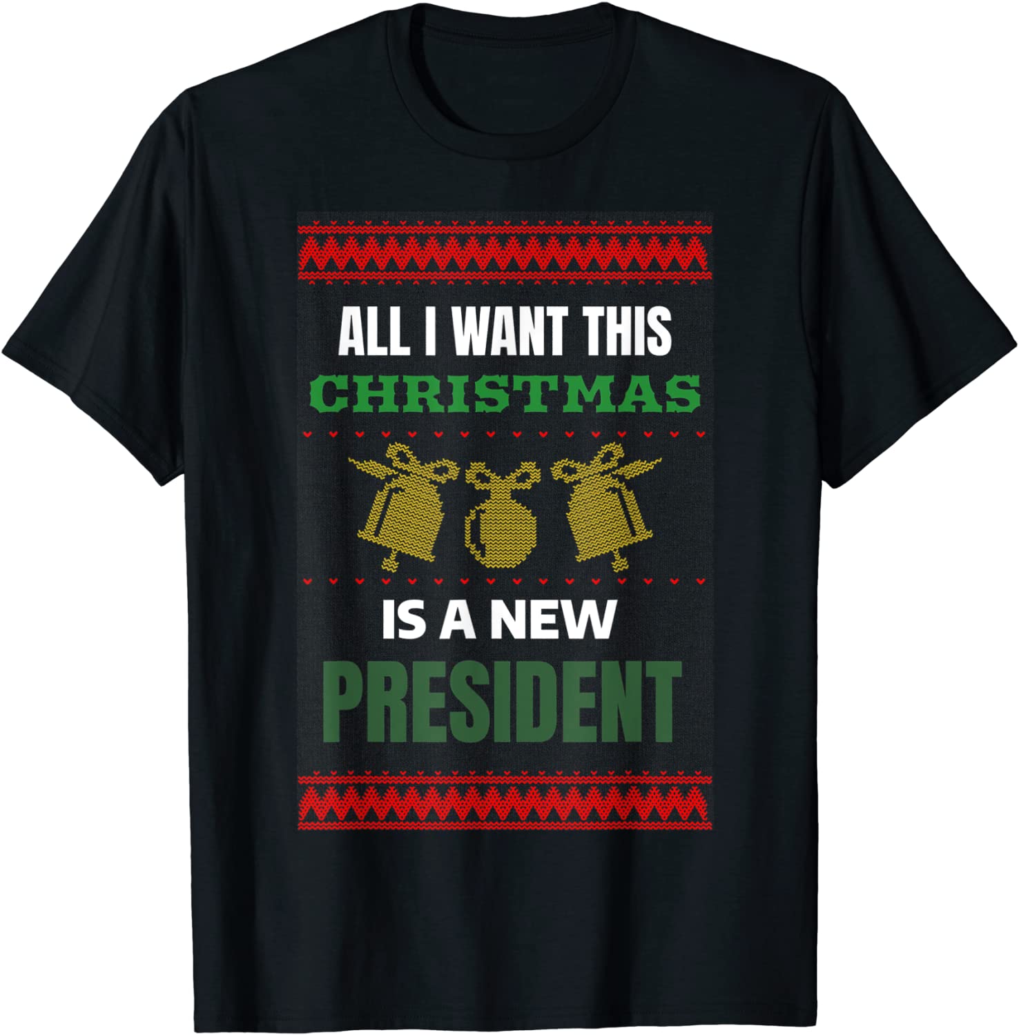 Political All I Want This Christmas Is A New President Limited Shirt