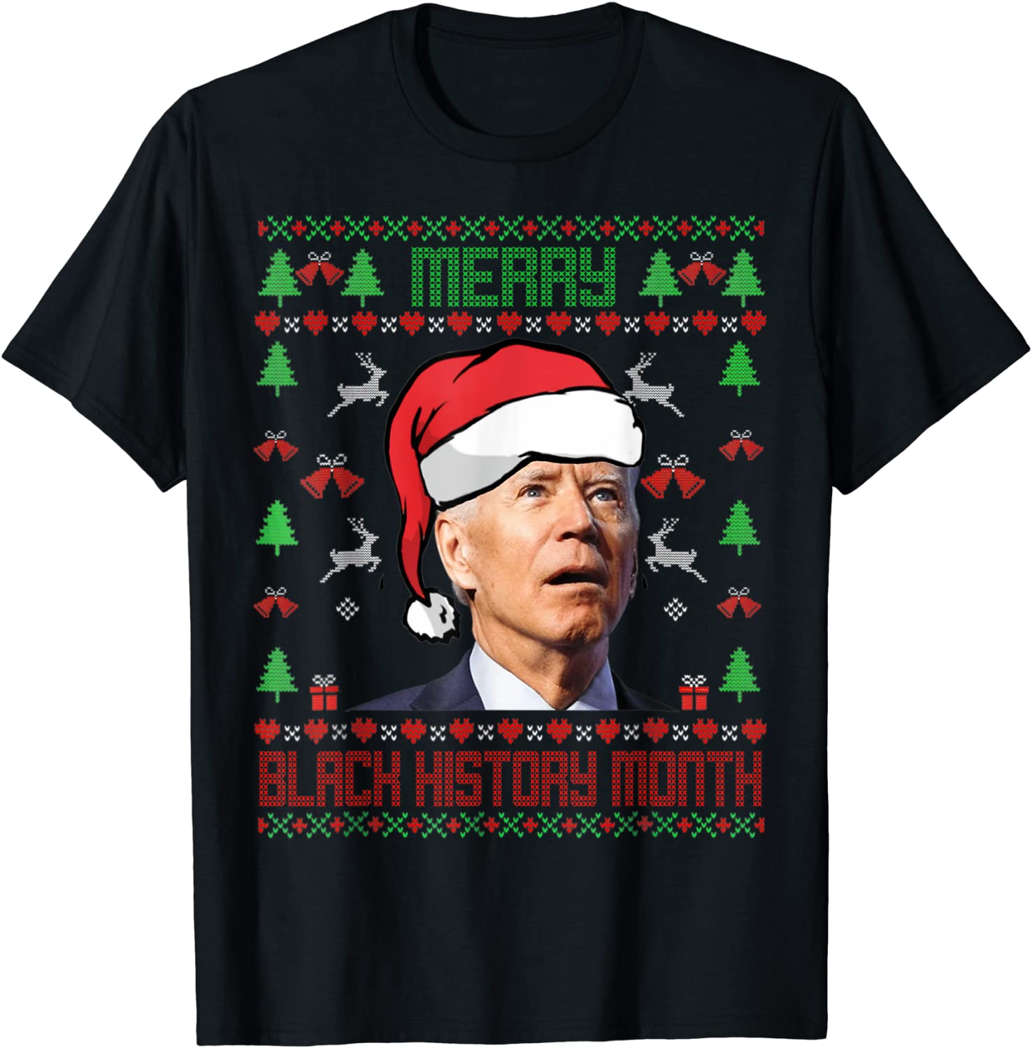 Santa Joe Biden Merry black history Ugly Christmas Sweater Unisex Shirt