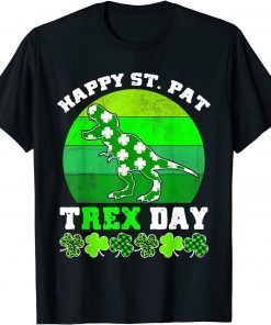 St Patricks Day Costume Dinosaur Happy St Pat T-Rex Day Limited Shirt