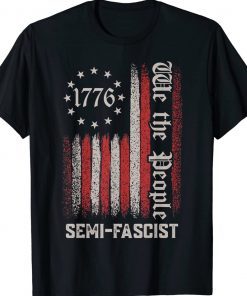 Semi-Fascist We The People Vintage TShirt