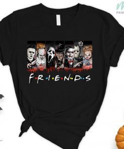Friends Halloween Horror Movie Killers Spooky Season Tee Shirt