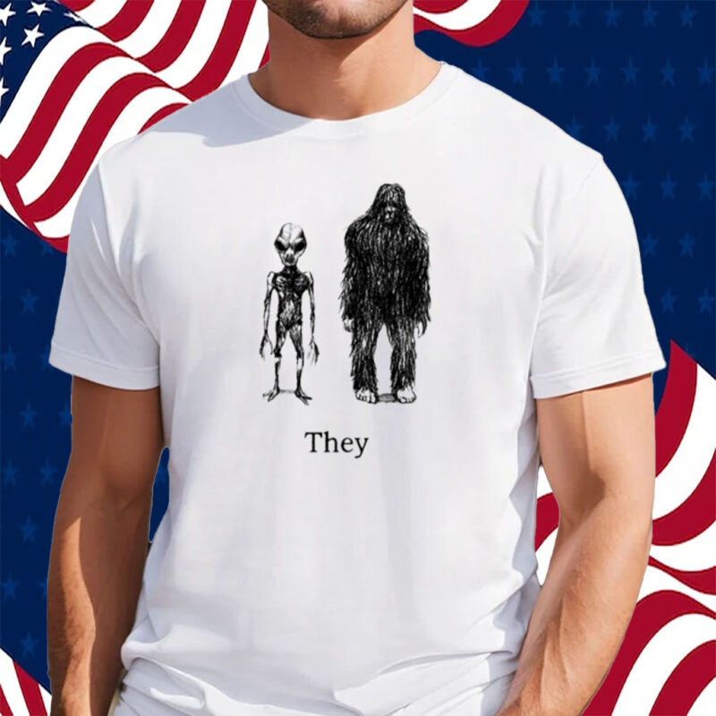 Cryptids On Sage Green Shirt