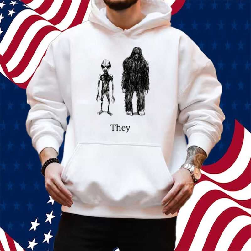 Cryptids On Sage Green Shirt Hoodie