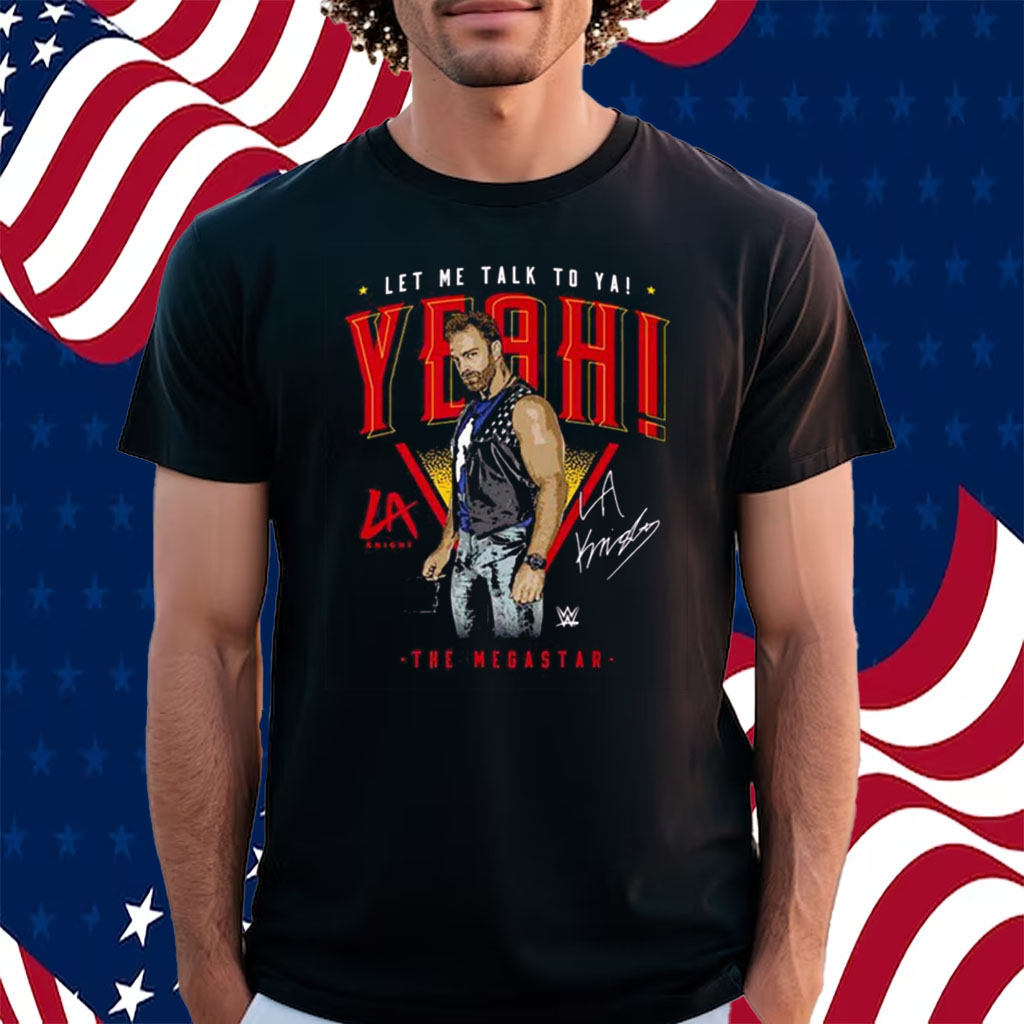 Mens 500 Level Black LA Knight The Megastar Premium Shirt