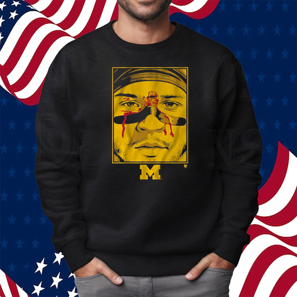 Michigan Football Blake Corum Game Face Shirt Sweatshirt