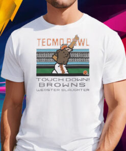 Tecmo Bowl Browns Webster Slaughter Shirt