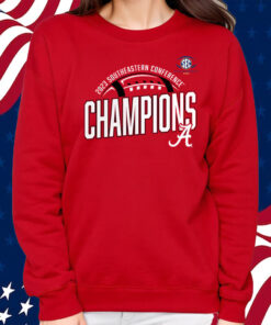 Alabama Crimson Tide Fanatics Branded 2023 Sec Football Conference Champions Shirt Sweatshirt