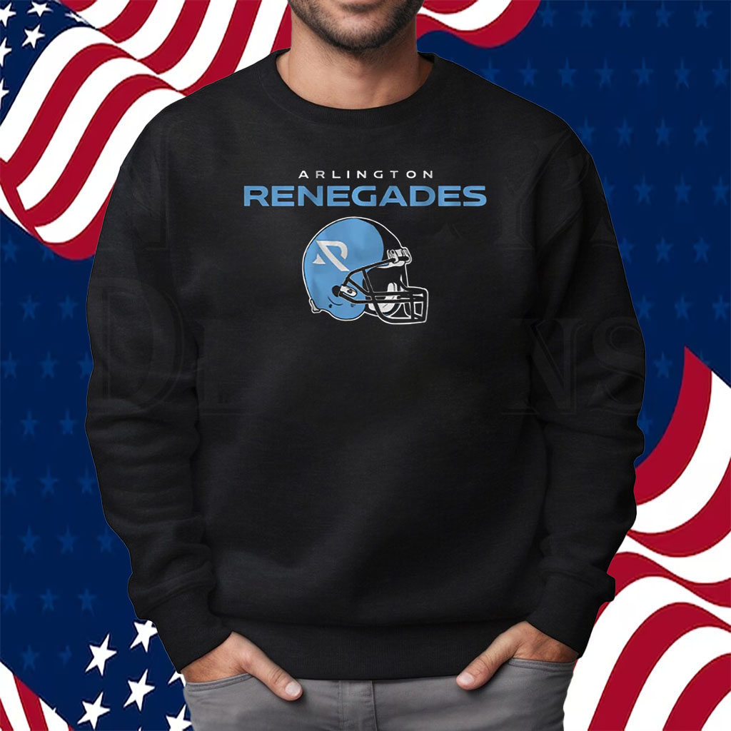 Arlington Renegades Ufl Vintage Helmet Shirt Sweatshirt