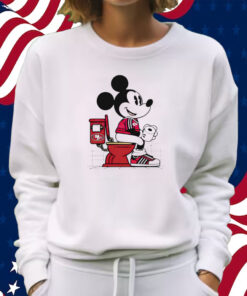 Mickey Mouse Chiefs Shit On 49ers Toilet Shirt Sweatshirt