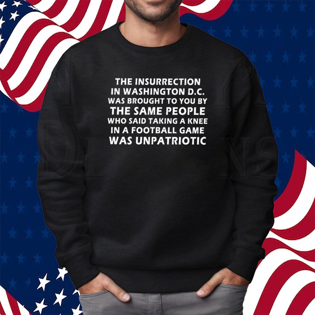 The Insurrection In Washington DC Was Brought To You By The Same People Shirt Sweatshirt