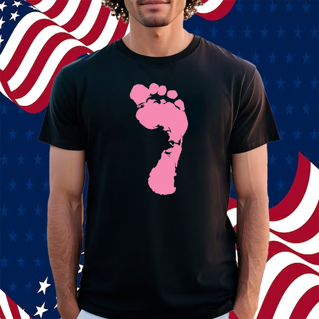 Big Pink Foot Get Up On Ya Good Foo Shirt