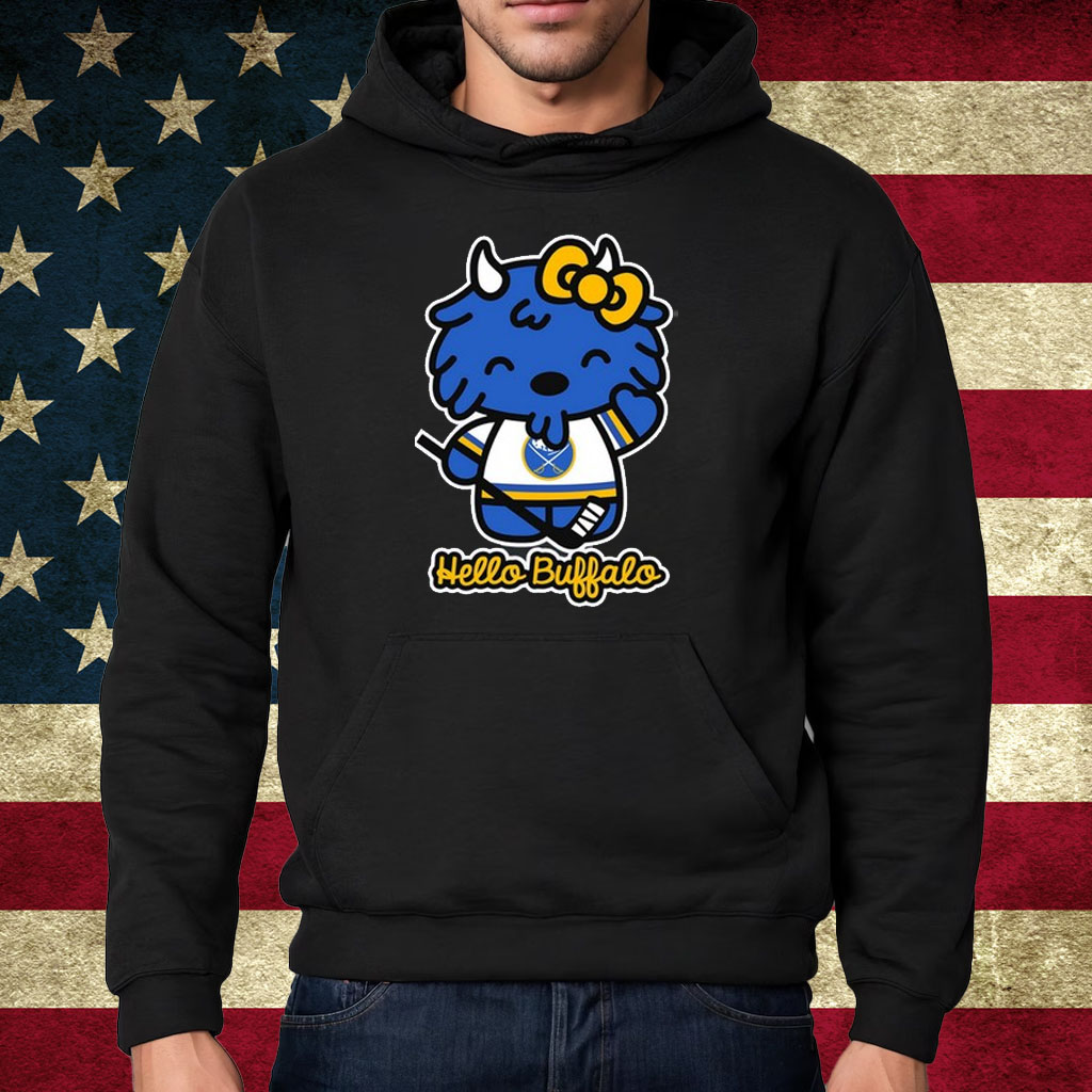 Hello Buffalo Hockey Shirt Hoodie