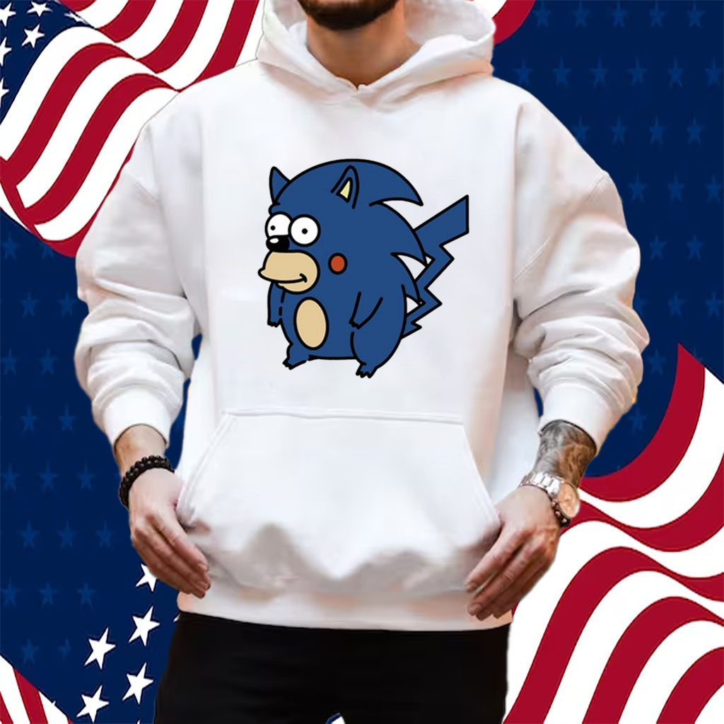 Sonic Pikachu Simpsons Shirt Hoodie