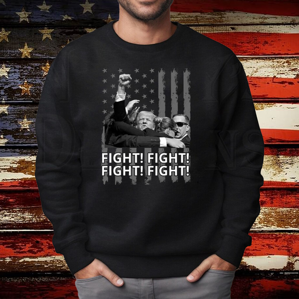 Fight Trump American Flag Rally Shooting Pennsylvania Shirt