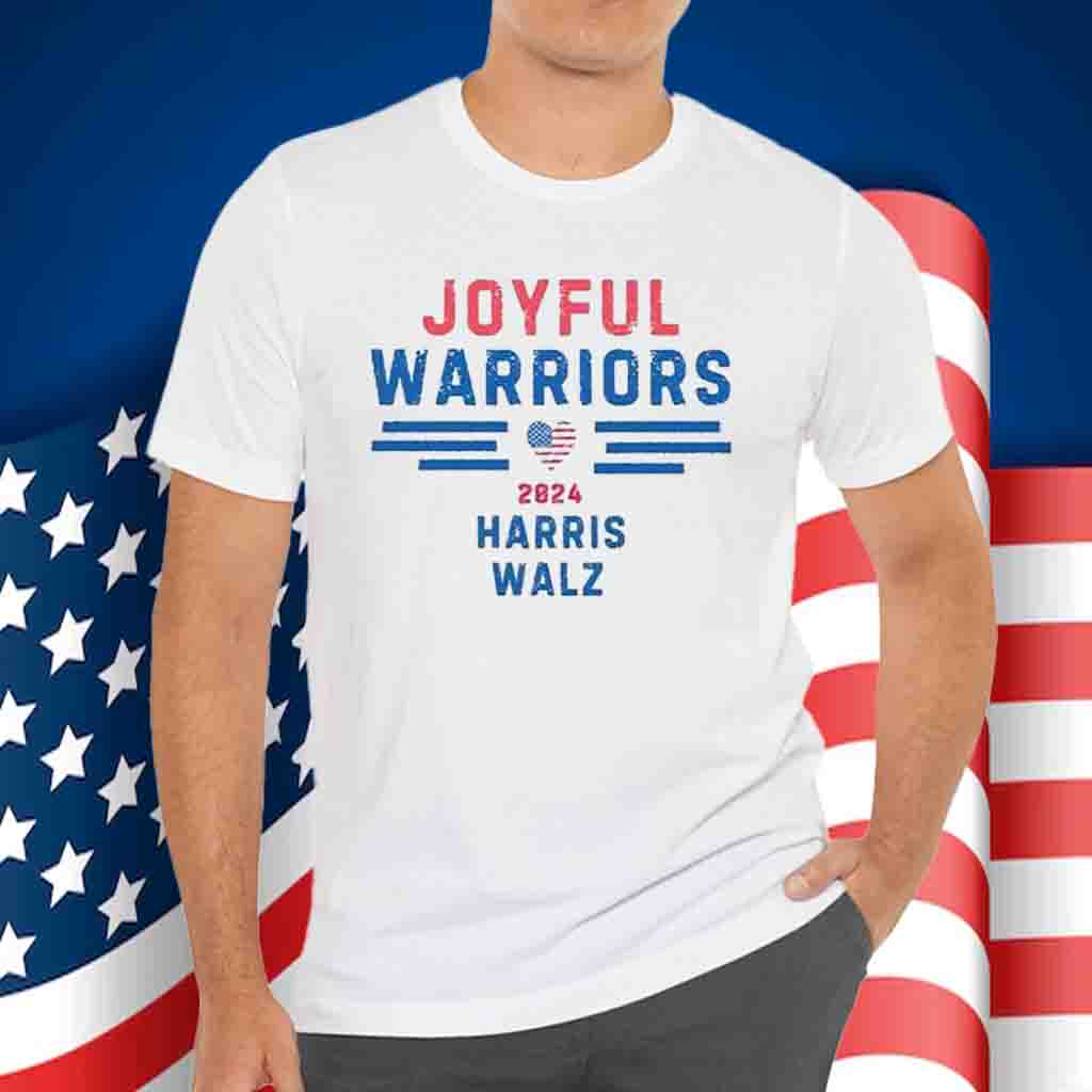 Joyful Warriors Kamala Harris 2024 US Election President T-Shirt